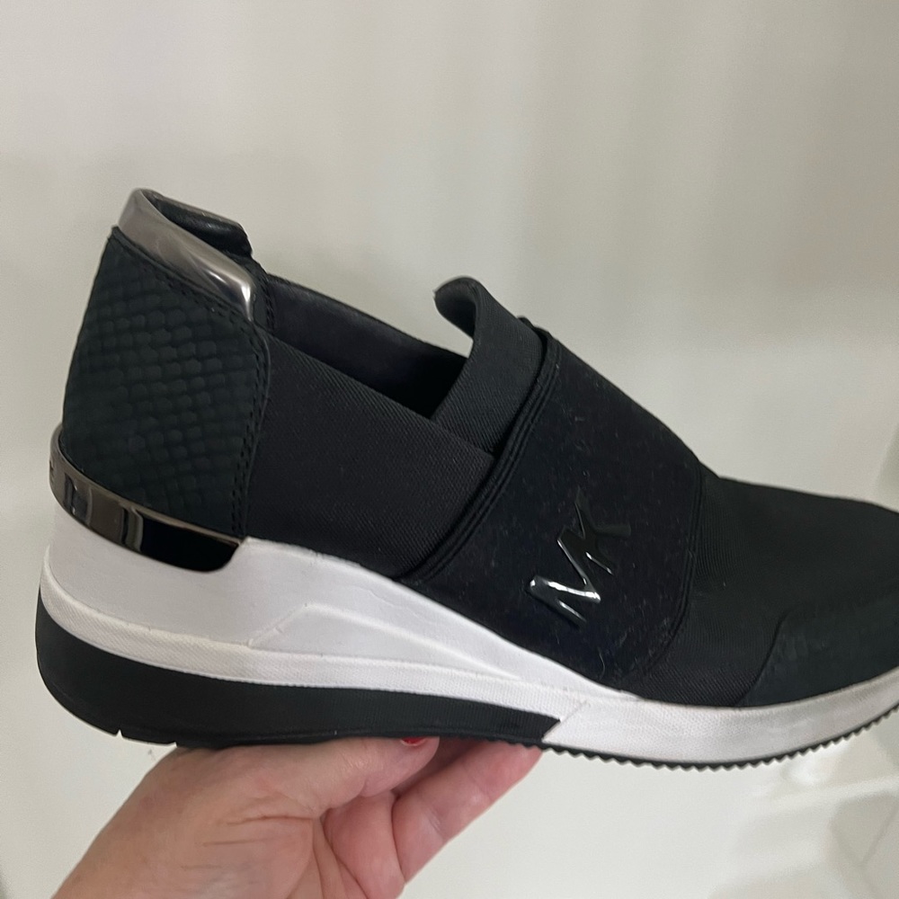 Women’s Michael Kors Felix Trainer Wedge Fashion Sneaker Tennis Shoe Sz 9.5 M